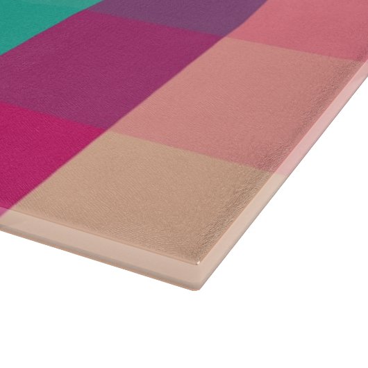 Abstraktes geometrisches Muster Schneidebrett (Ecke)