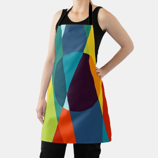 Abstraktes geometrisches Muster Schürze (InSitu)