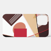Abstraktes geometrisches Muster, Seidenschal desi Case-Mate iPhone Hülle (Rückseite (Horizontal))