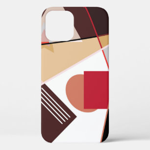 Abstraktes geometrisches Muster, Seidenschal desi Case-Mate iPhone Hülle