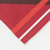 Abstraktes geometrisches Muster, Seidenschal desi Fleecedecke (Ecke)