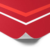 Abstraktes geometrisches Muster, Seidenschal desi Poster (Ecke)