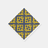 Abstraktes geometrisches Muster Serviette (Ecke)