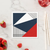 Abstraktes geometrisches Muster Serviette (Beispiel)