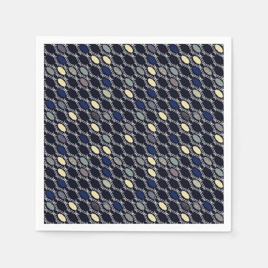 Abstraktes geometrisches Muster. Serviette (Vorderseite)