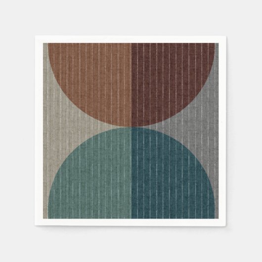 Abstraktes geometrisches Muster. Serviette (Vorderseite)