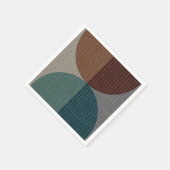 Abstraktes geometrisches Muster. Serviette (Ecke)