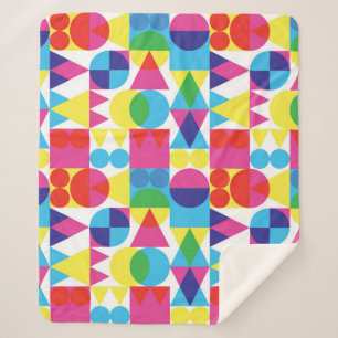 Abstraktes geometrisches Muster. Sherpadecke