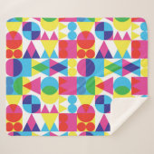 Abstraktes geometrisches Muster. Sherpadecke (Vorderseite (Horizontal))