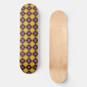 Abstraktes geometrisches Muster Skateboard (Vorderseite)