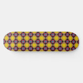 Abstraktes geometrisches Muster Skateboard (Horizontal)