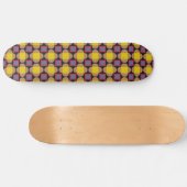 Abstraktes geometrisches Muster Skateboard (Horizontal)