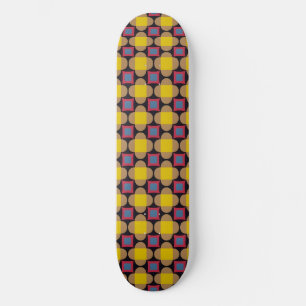 Abstraktes geometrisches Muster Skateboard