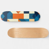 Abstraktes geometrisches Muster Skateboard (Horizontal)