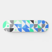 Abstraktes geometrisches Muster Skateboard (Horizontal)