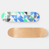 Abstraktes geometrisches Muster Skateboard (Horizontal)