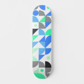 Abstraktes geometrisches Muster Skateboard (Vorderseite)