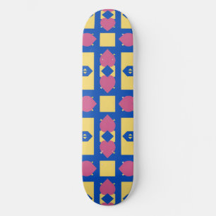 Abstraktes geometrisches Muster Skateboard