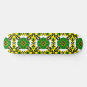Abstraktes geometrisches Muster Skateboard (Horizontal)