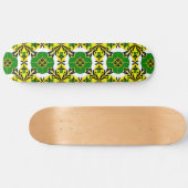 Abstraktes geometrisches Muster Skateboard (Horizontal)