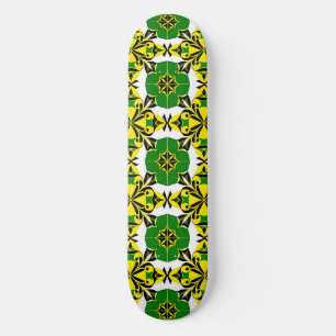 Abstraktes geometrisches Muster Skateboard