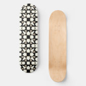 Abstraktes geometrisches Muster Skateboard (Vorderseite)