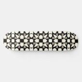 Abstraktes geometrisches Muster Skateboard (Horizontal)