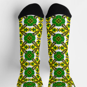 Abstraktes geometrisches Muster Socken