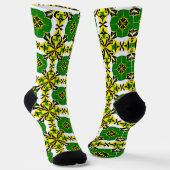 Abstraktes geometrisches Muster Socken (Gewinkelt)