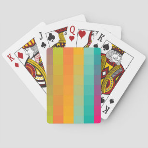 Abstraktes geometrisches Muster Spielkarten