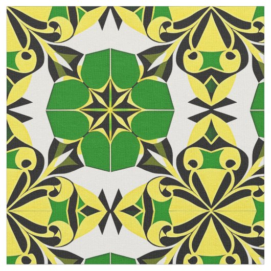 Abstraktes geometrisches Muster Stoff (Nahaufnahme)