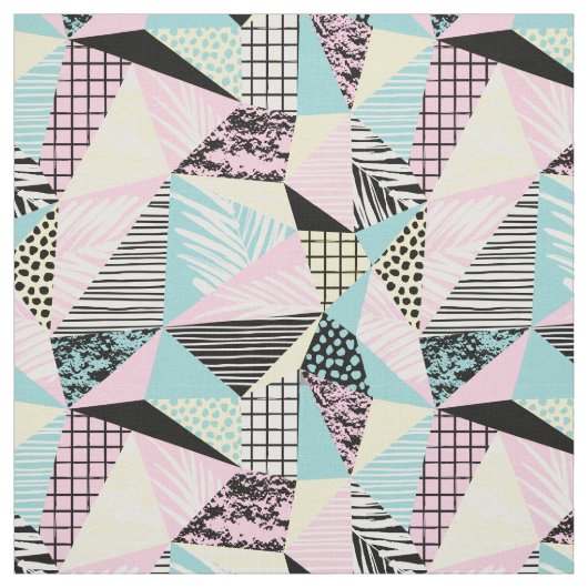 Abstraktes geometrisches Muster Stoff (Muster)