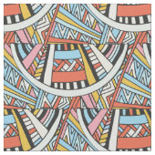 Abstraktes geometrisches Muster Stoff (Nahaufnahme)