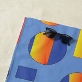 Abstraktes geometrisches Muster Strandtuch (Beispiel)