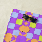 Abstraktes geometrisches Muster Strandtuch (Beispiel)