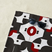 Abstraktes geometrisches Muster Strandtuch (Beispiel)