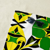 Abstraktes geometrisches Muster Strandtuch (Beispiel)