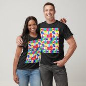 Abstraktes geometrisches Muster. T-Shirt (Unisex)
