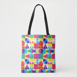 Abstraktes geometrisches Muster. Tasche