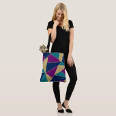 Abstraktes geometrisches Muster Tasche (Am Model)