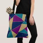 Abstraktes geometrisches Muster Tasche (Von Nahem)