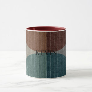 Abstraktes geometrisches Muster. Tasse
