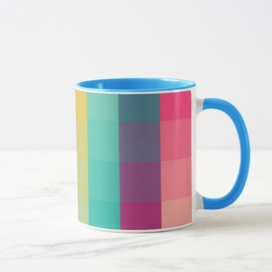 Abstraktes geometrisches Muster Tasse (Rechts)