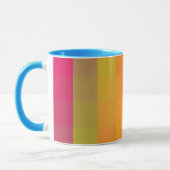 Abstraktes geometrisches Muster Tasse (Links)