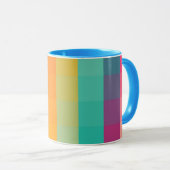 Abstraktes geometrisches Muster Tasse (VorderseiteRechts)
