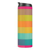 Abstraktes geometrisches Muster Thermosbecher (Nach rechts gedreht)