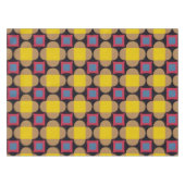 Abstraktes geometrisches Muster Tischdecke (Vorderseite (Horizontal))
