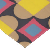 Abstraktes geometrisches Muster Tischdecke (Schrägansicht)