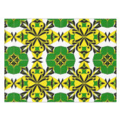 Abstraktes geometrisches Muster Tischdecke (Vorderseite (Horizontal))