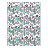 Abstraktes geometrisches Muster Tischdecke (Vorderseite)